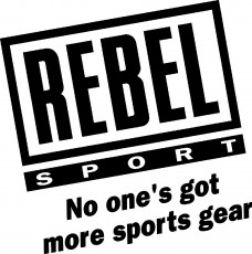 Rebel sport logo no bi line